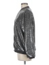 GSTQ 100% Polyester Metallic Silver Track Jacket Size M - photo 5