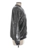 GSTQ 100% Polyester Metallic Silver Track Jacket Size M - photo 4