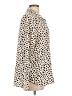 Tommy Bahama Animal Print Ivory Long Sleeve Blouse Size L - photo 4