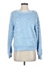 Crave Fame By Almost Famous Hearts Blue Pullover Sweater Size XXS - photo 1