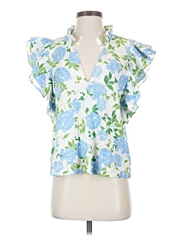 Lavender Brown Sleeveless Blouse (view 1)