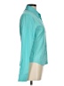 Kenar 100% Polyester Teal Long Sleeve Blouse Size 6 - photo 4
