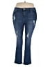 Copperflash Hearts Blue Jeans Size 18 - photo 1
