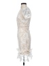 PrettyLittleThing 100% Polyester White Cocktail Dress Size 0 - photo 5