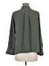 Chenault 100% Polyester Solid Gray Long Sleeve Blouse Size M - photo 2