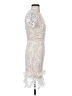 PrettyLittleThing 100% Polyester White Cocktail Dress Size 0 - photo 4