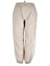 No Boundaries 100% Recycled Polyester Solid Ivory Casual Pants Size 3X - photo 1