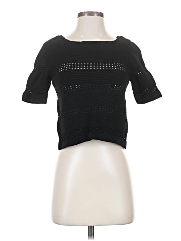 White House Black Market Short Sleeve Turtleneck (view 1)