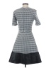 Bar III Houndstooth Gray Casual Dress Size S - photo 2