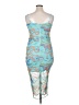 Wild Fable Graphic Blue Cocktail Dress Size XL - photo 2