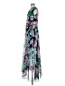 Just... Taylor 100% Polyester Print Green Cocktail Dress Size 2 - photo 5