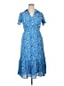 Kindred 100% Polyester Blue Casual Dress Size XL (petite) - photo 1