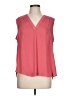 Vince Camuto 100% Polyester Pink Sleeveless Blouse Size L - photo 1