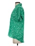 CAbi 100% Polyester Stars Green Short Sleeve Blouse Size XXS - photo 5