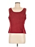 Perceptions Burgundy Sleeveless Top Size 10 - photo 1