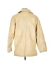 Express 100% Leather Yellow Raincoat Size L - photo 2