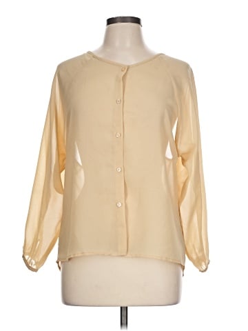 Free Culture 3/4 Sleeve Blouse (view 1)
