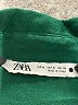 Zara Green Long Sleeve Button-Down Shirt Size M - photo 7