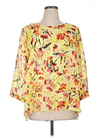 Chaus 3/4 Sleeve Blouse (view 1)