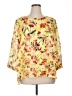 Chaus Yellow 3/4 Sleeve Blouse Size XL - photo 1