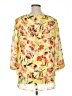 Chaus Yellow 3/4 Sleeve Blouse Size XL - photo 2