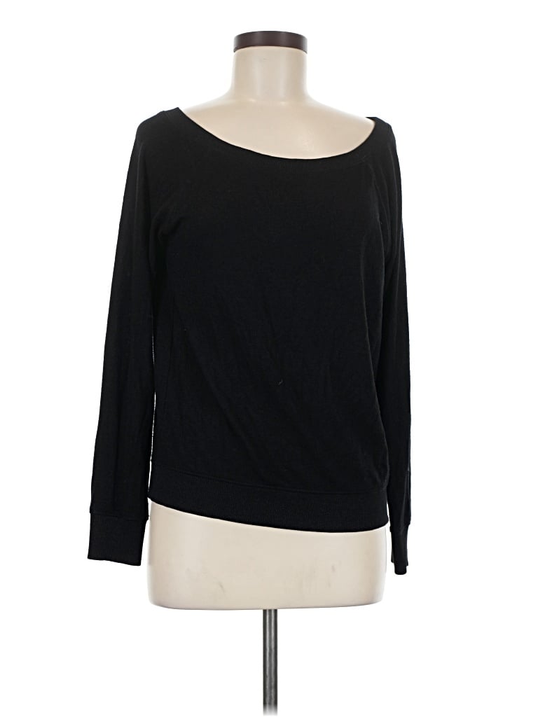 Pre-owned Z Supply Long Sleeve T-shirt In Black