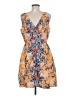 Saloni Paisley Orange Cocktail Dress Size 8 - photo 2