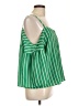 Charming Charlie Green Sleeveless Blouse Size L - photo 4