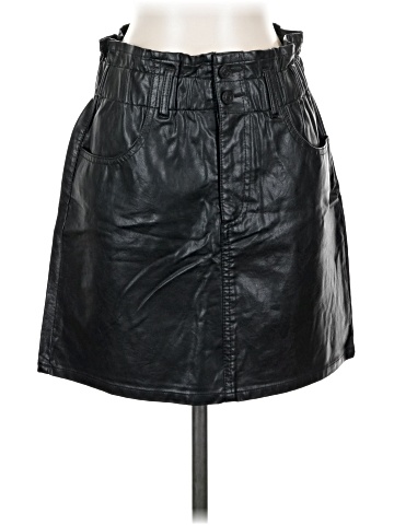 Jolt Faux Leather Skirt (view 1)