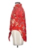 Sweet 100% Polyester Floral Red Short Sleeve Blouse Size S - photo 5