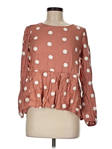 Blu Pepper Long Sleeve Blouse (view 1)