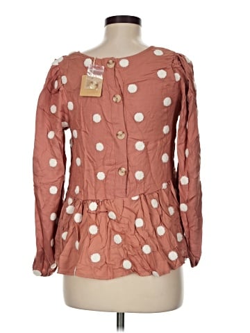 Blu Pepper Long Sleeve Blouse (view 2)