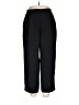 Focus 2000 100% Polyester Solid Black Casual Pants Size 14 - photo 1