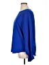 Unbranded 100% Polyester Blue Long Sleeve Blouse Size XL - photo 5