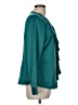 Coldwater Creek 100% Polyester Teal Long Sleeve Blouse Size M - photo 4