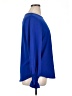 Unbranded 100% Polyester Blue Long Sleeve Blouse Size XL - photo 4