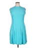 Culture Code Solid Teal Casual Dress Size 1X - photo 1