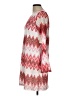 Tacera 100% Polyester Chevron-herringbone Red Casual Dress Size L - photo 5