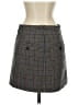 Gap Plaid Gray Wool Skirt Size 0 - photo 2