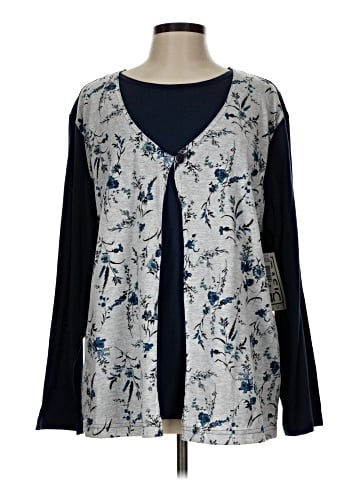 Basic Editions Long Sleeve Blouse (view 1)