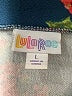 Lularoe Floral Blue Formal Skirt Size L - photo 4