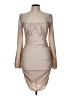 Trendyol Tan Cocktail Dress Size 12 - photo 1