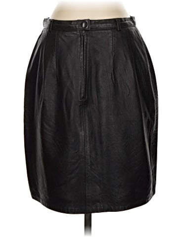 Ann Taylor Leather Skirt (view 1)