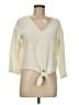 TeXTURE & THREAD Madewell 100% Cotton Ivory Pullover Sweater Size M - photo 1