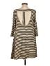 Altar'd State Stripes Tan Casual Dress Size S - photo 2