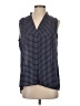 Laundry by Shelli Segal 100% Polyester Blue Sleeveless Blouse Size XS - photo 1