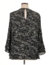 MICHAEL Michael Kors 100% Polyester Gray 3/4 Sleeve Blouse Size XL - photo 2