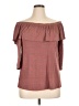Left Coast by Dolan 100% Rayon Brown Short Sleeve Top Size XL - photo 1