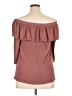 Left Coast by Dolan 100% Rayon Brown Short Sleeve Top Size XL - photo 2
