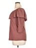 Left Coast by Dolan 100% Rayon Brown Short Sleeve Top Size XL - photo 5